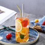 ⁦طقم شاليموه زجاج 6 قطع بألوان مختلفة قابل لإعادة الأستخدام مع فرش لسهولة التنظيف⁩ - الصورة ⁦8⁩