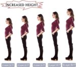 ⁦طقم كعب سيليكون 6 قطع لراحة القدم وزيادة الطول 5 سم بديل للكعب⁩ - الصورة ⁦4⁩