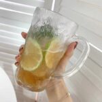 ⁦طقم كوبايات زجاج كريستال منقرش 6 قطع لشرب وتقديم المياه والعصائر والمشروبات الغازية بيد⁩ - الصورة ⁦8⁩