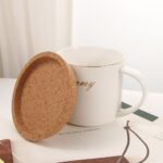 ⁦طقم كوستر ميني قطعتين لحمل الاكواب والزجاجات من الفلين⁩ - الصورة ⁦2⁩