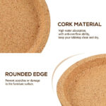 ⁦طقم كوستر ميني قطعتين لحمل الاكواب والزجاجات من الفلين⁩ - الصورة ⁦5⁩