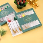 ⁦طقم معالق استانليس ستيل مطلي باللون الجولد 6 قطع بأشكال كرتونيه مختلفة⁩ - الصورة ⁦7⁩