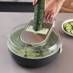 ⁦قطاعة ومبشرة يدوية للخضراوات والفواكه 8 رؤوس⁩ - الصورة ⁦2⁩