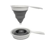 قمع للزيوت والسوائل سيليكون قابل للطي بيد - الصورة 4