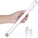 ⁦كشاف ليد سينسور 28 لمبة لإضاءة دواليب المطبخ والدريسنج قابل للشحن بلزق دبل فيس⁩ - الصورة ⁦6⁩