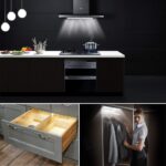 ⁦كشاف ليد سينسور 28 لمبة لإضاءة دواليب المطبخ والدريسنج قابل للشحن بلزق دبل فيس⁩ - الصورة ⁦7⁩