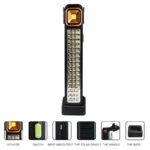 ⁦كشاف ليد 39 لمبة بدرجات إضاءة مختلفة قابلة للتعديل ويد لسهولة الحمل يعمل بالطاقة الشمسية⁩ - الصورة ⁦2⁩