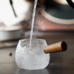 ⁦كوب شوت اسبريسو 150 ملي من الزجاج بيد خشب⁩ - الصورة ⁦7⁩