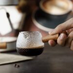 ⁦كوب شوت اسبريسو 150 ملي من الزجاج بيد خشب⁩ - الصورة ⁦8⁩