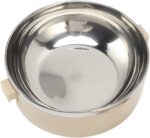 ⁦لانش بوكس بحلة استانليس ستيل بغطاء محكم الغلق ومعلقة لسهولة تناول الطعام خارج المنزل بيد⁩ - الصورة ⁦4⁩