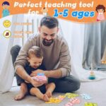 ⁦لعبة البطاقات الناطقة باللغة الانجليزية والعربية  ب 112 بطاقة مع 224 كلمة للأطفال⁩ - الصورة ⁦10⁩