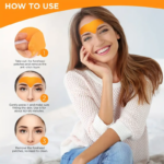 ⁦مجموعة لزق طبي 10 قطع لتقليل تجاعيد الوجه وإزالة الخطوط التعبيرية للجبهة⁩ - الصورة ⁦4⁩