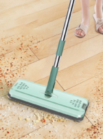 ⁦مساحة تنظيف دواره بغيار مع جردل 8 لتر بعصارة بفاصل للمياه المتسخة والنظيفه وفتحة لتصريف المياه ويد⁩ - الصورة ⁦4⁩