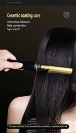 ⁦مشط سيراميك كهربائي لتنعيم وفرد الشعر ب 3 درجات حرارة مختلفة قابلة للتعديل حسب الرغبة⁩ - الصورة ⁦2⁩