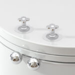 ⁦مقبض رافع لمقعد التواليت شكل وردة بدون لمس لتجنب لمس البكتريا والجراثيم سهل التركيب⁩ - الصورة ⁦3⁩