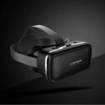 ⁦نظارة الواقع الأفتراضي مع سماعة مدمجه بها لمشاهدة الأفلام ولعب الألعاب مناسبة للأيفون والأندرويد⁩ - الصورة ⁦3⁩