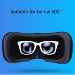 ⁦نظارة الواقع الأفتراضي مع سماعة مدمجه بها لمشاهدة الأفلام ولعب الألعاب مناسبة للأيفون والأندرويد⁩ - الصورة ⁦5⁩