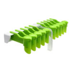 ⁦حامل ومنظم اكياس توابل مقسم 10 خانات مع اغطية بفتحات مختلفة لسهولة الاستخدام سهل التركيب والتنظيف⁩ - الصورة ⁦6⁩