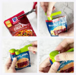 ⁦حامل ومنظم اكياس توابل مقسم 10 خانات مع اغطية بفتحات مختلفة لسهولة الاستخدام سهل التركيب والتنظيف⁩ - الصورة ⁦7⁩