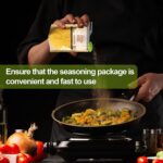 ⁦حامل ومنظم اكياس توابل مقسم 10 خانات مع اغطية بفتحات مختلفة لسهولة الاستخدام سهل التركيب والتنظيف⁩ - الصورة ⁦9⁩