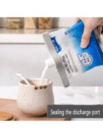 ⁦غالق اكياس بغطاء لسهولة الفتح والغلق لأكياس الشاي والسكر والمكرونة ومساحيق الغسيل متعدد الأستخدام⁩ - الصورة ⁦8⁩