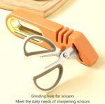 ⁦مسن يدوي 4 في 1 للسكاكين والمقصات ب 3 درجات مختلفة ومقبض يد لسهولة الأستخدام⁩ - الصورة ⁦6⁩