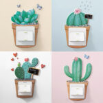 ⁦استيكر ثري دي لتزيين مفاتيح الكهرباء باشكال كرتونية مختلفة⁩ - الصورة ⁦2⁩