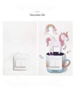 ⁦استيكر ثري دي لتزيين مفاتيح الكهرباء باشكال كرتونية مختلفة⁩ - الصورة ⁦7⁩