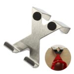 ⁦شماعة هوك معدن مزدوجة  لتعليق الملابس تثبت علي الأبواب والأدراج⁩ - الصورة ⁦7⁩