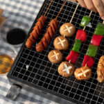 ⁦شواية فحم ميني محمولة قابلة للطي للشواء في المتنزهات والحدائق⁩ - الصورة ⁦3⁩