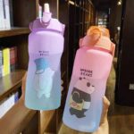 ⁦طقم زجاجات مياه باندا بشاليموه 3 قطع بمقاسات مختلفة  للجيم والسفر والرحلات⁩ - الصورة ⁦6⁩