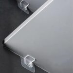 ⁦طقم هوك شفاف 4 قطع  ذاتي اللصق بديل للمسامير لتعليق الأرفف والألواح بدون حفر وتخريم⁩ - الصورة ⁦7⁩