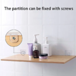 ⁦طقم هوك شفاف 4 قطع  ذاتي اللصق بديل للمسامير لتعليق الأرفف والألواح بدون حفر وتخريم⁩ - الصورة ⁦4⁩