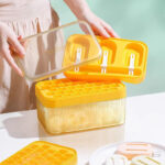 ⁦علبة مكعبات ثلج وايس كريم أكليريك لتبريد العصائر والمشروبات بغطاء محكم الغلق⁩ - الصورة ⁦6⁩