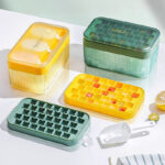 ⁦علبة مكعبات ثلج وايس كريم أكليريك لتبريد العصائر والمشروبات بغطاء محكم الغلق⁩ - الصورة ⁦8⁩