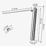 ⁦غالق باب معدني أوتوماتيك مناسب للأبواب الخشبية للمنازل والمكاتب⁩ - الصورة ⁦3⁩