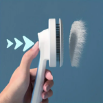 ⁦فرشة تسريح و تنظيف و فك تشابك شعر القطط و الكلاب ذاتية التنظيف⁩ - الصورة ⁦4⁩