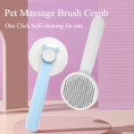 ⁦فرشة تسريح و تنظيف و فك تشابك شعر القطط و الكلاب ذاتية التنظيف⁩ - الصورة ⁦7⁩