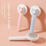 ⁦فرشة تسريح و تنظيف و فك تشابك شعر القطط و الكلاب ذاتية التنظيف⁩ - الصورة ⁦9⁩