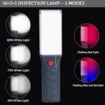 ⁦كشاف ليد طوارئ يو اس بي ب 3 درجات اضاءة مختلفة قابل لاعادة الشحن بهوك للتعليق للسفر والتخييم⁩ - الصورة ⁦5⁩