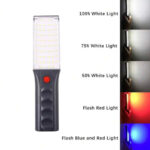 ⁦كشاف ليد طوارئ يو اس بي ب 3 درجات اضاءة مختلفة قابل لاعادة الشحن بهوك للتعليق للسفر والتخييم⁩ - الصورة ⁦8⁩