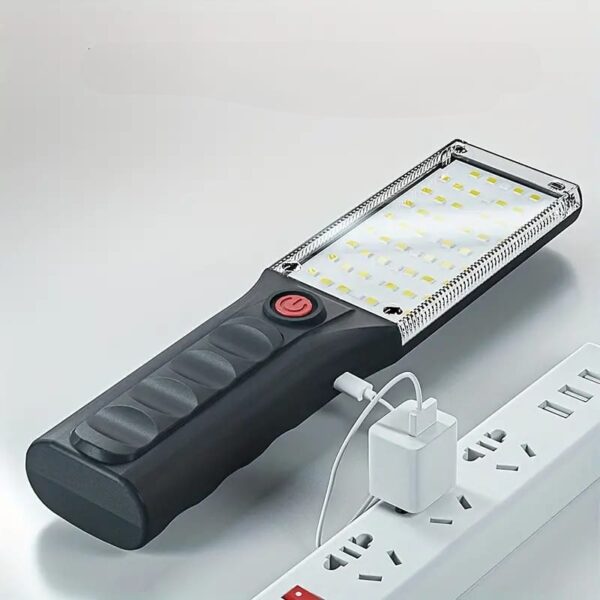 كشاف ليد طوارئ يو اس بي ب 3 درجات اضاءة مختلفة قابل لاعادة الشحن بهوك للتعليق للسفر والتخييم