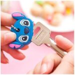 ⁦كفر مفاتيح سيليكون اشكال ديزني بدلاية لتعليقها لتجديد و تغير شكل المفاتيح⁩ - الصورة ⁦3⁩