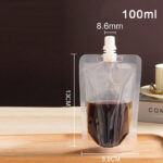 ⁦كيس محمول 100 ملي لتنظيم الشامبو والشاور جل والكريمات للسفر والرحلات قابل لإعادة الملئ⁩ - الصورة ⁦3⁩