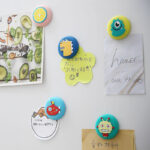 مغناطيس ثلاجة بأشكال وألوان مختلفة لتغيرالديكور