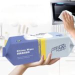 مناديل مبللة لازالة الدهون والزيوت والاتربة من علي الاسطح للمطبخ والحمام 80 قطعة