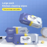 ⁦مناديل مبللة لازالة الدهون والزيوت والاتربة من علي الاسطح للمطبخ والحمام 80 قطعة⁩ - الصورة ⁦9⁩
