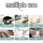 ⁦مناديل مبللة لازالة الدهون والزيوت والاتربة من علي الاسطح للمطبخ والحمام 80 قطعة⁩ - الصورة ⁦8⁩