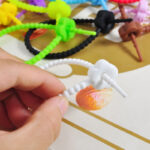 ⁦منظم اسلاك وكابلات سيليكون 3 قطع قابلة للطي⁩ - الصورة ⁦7⁩