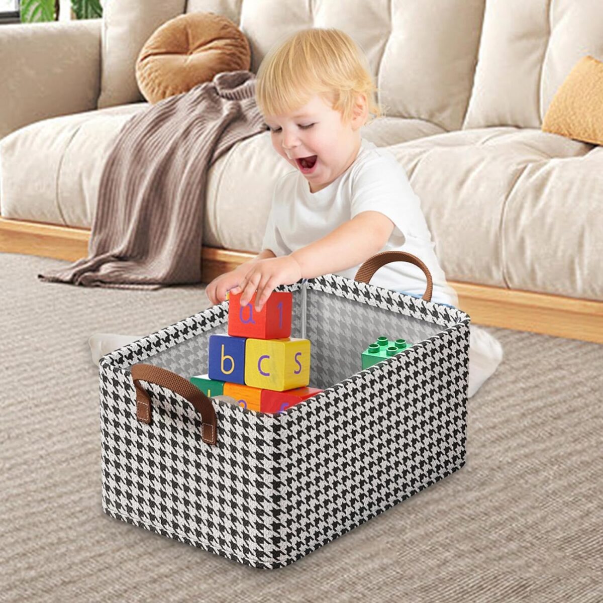 ⁦منظم ملابس للدواليب والادراج بيد قابل للطي⁩ - الصورة ⁦4⁩